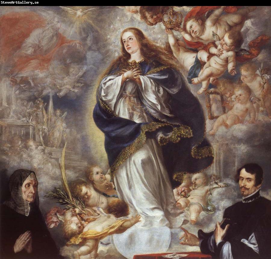 Juan de Valdes Leal The Immaculate Conception of the Virgin,with Two Donors